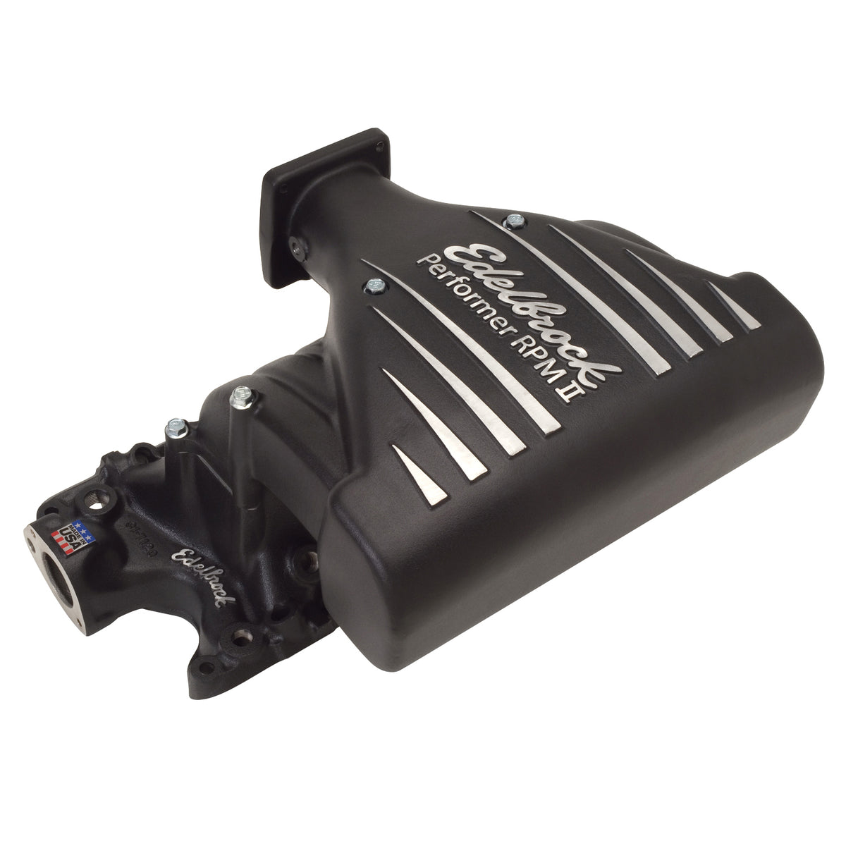 Edelbrock Intake Manifold Ford Mustang 5 0L Performer RPM II Manifold Black Finish - 71233