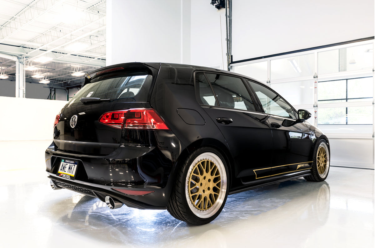 AWE Tuning VW MK7 GTI Touring Edition Exhaust - Chrome Silver Tips - 3015-32046