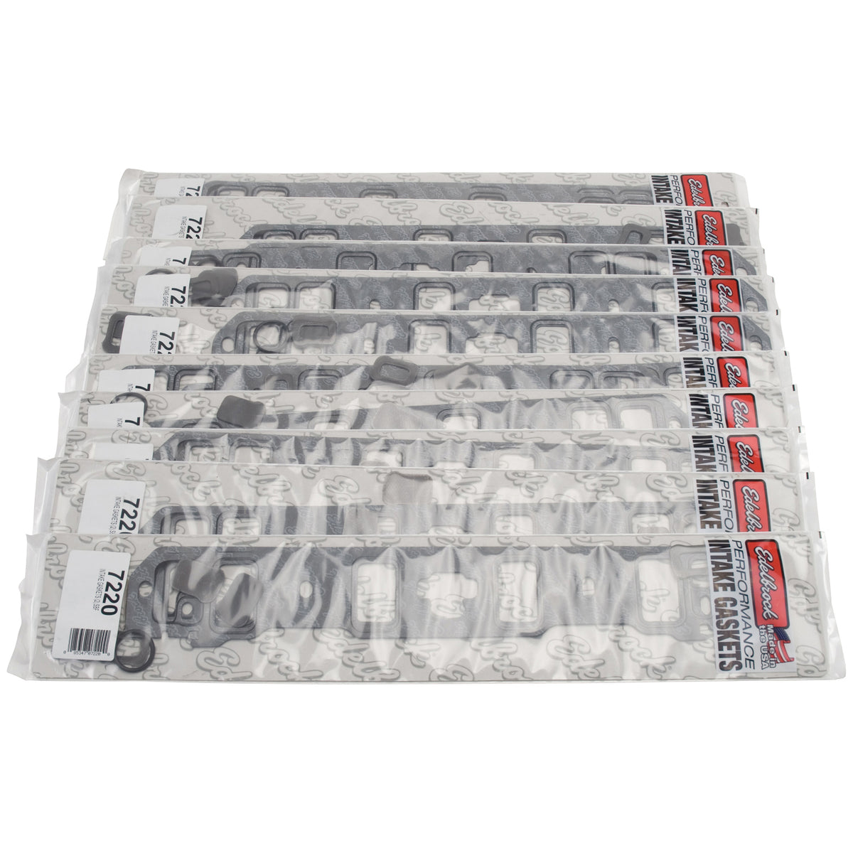 Edelbrock 10 Pack of 7220 Intake Gasket Sets - 72208