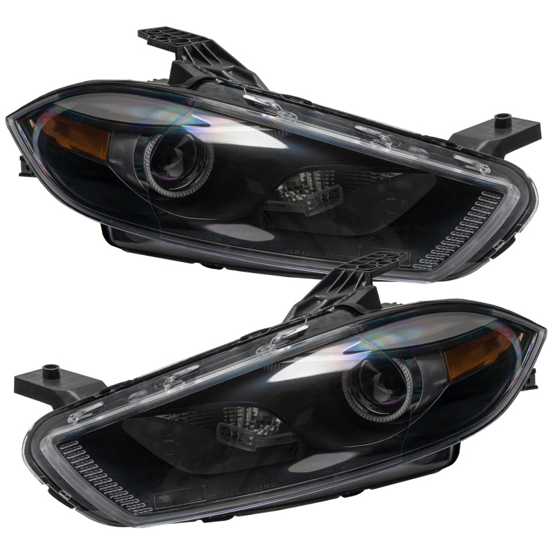 Oracle 13-14 Dodge Dart (HID Style) SMD HL - Black - ColorSHIFT w/ 2.0 Controller SEE WARRANTY - 7142-333