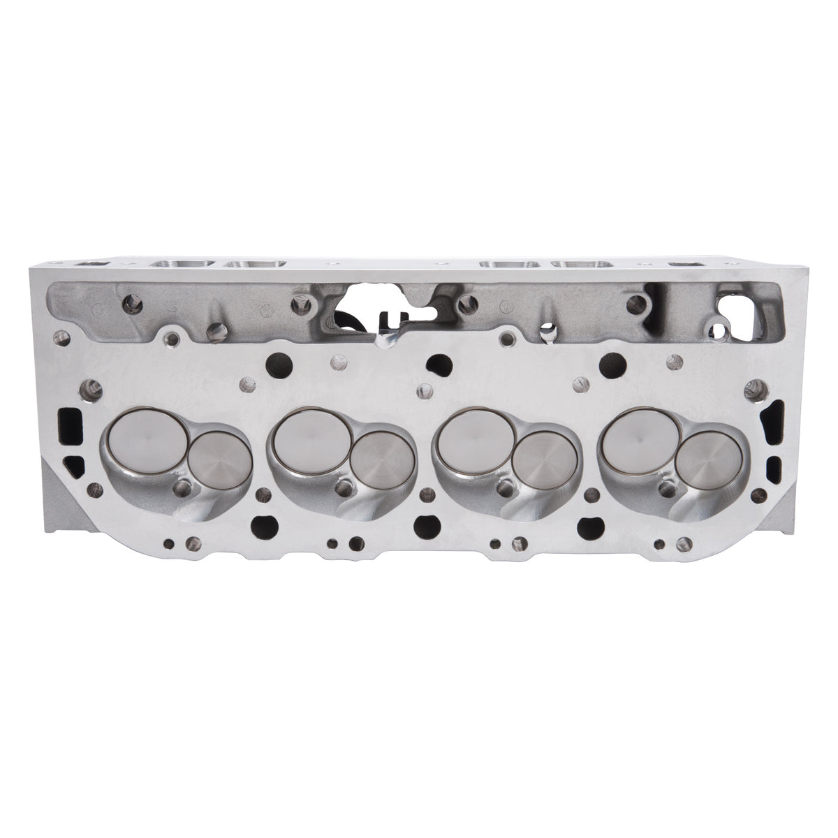 Edelbrock Cyl Head BBC Victor Jr 24 Deg Rect Port 300cc 106cc Combustion Chamber - 77485