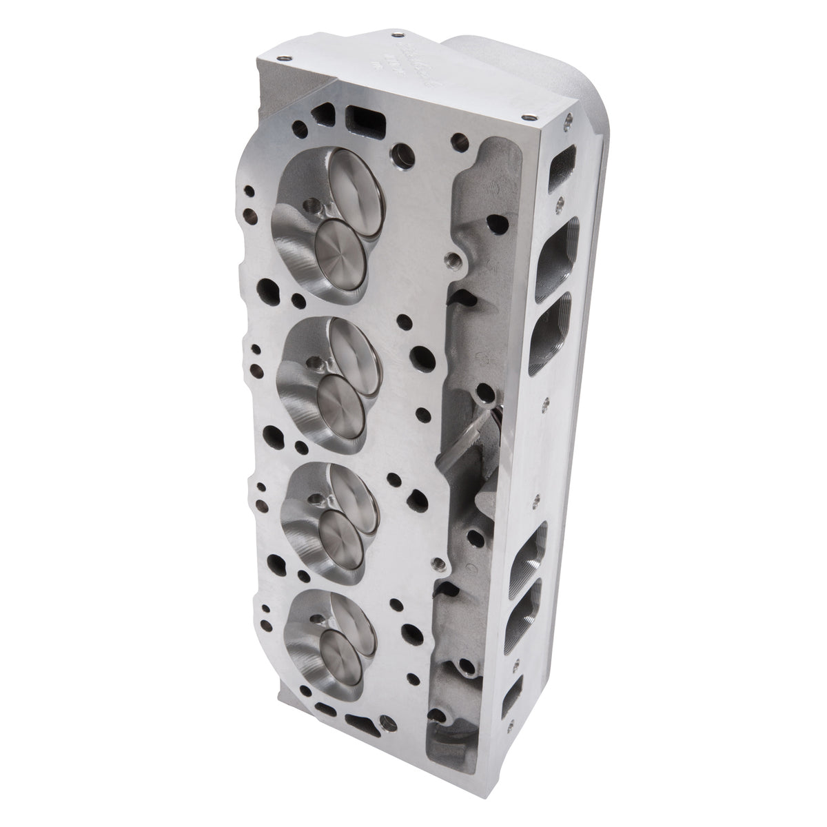 Edelbrock Cyl Head BBC Victor Jr 24 Deg Rect Port 300cc 106cc Combustion Chamber - 77485