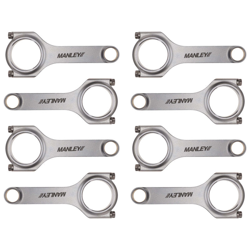 Manley Chevy Small Block LS Series 6.125in H Beam Connecting Rod Set - 14051-8