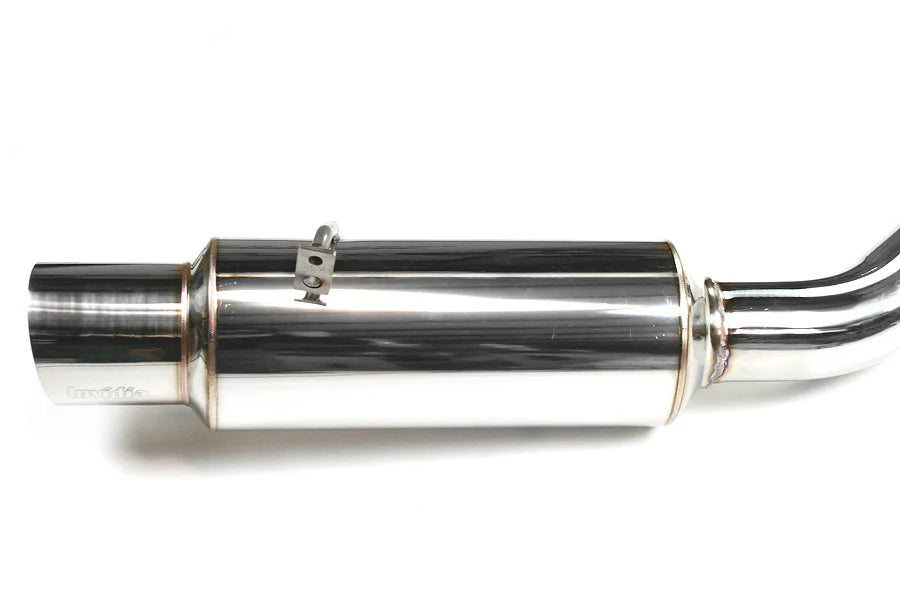 Invidia 03+ Evo Mitsubishi Evo 8/9 76mm N1 Stainless Steel Tip Cat-back Exhaust - HS03ML8GTP