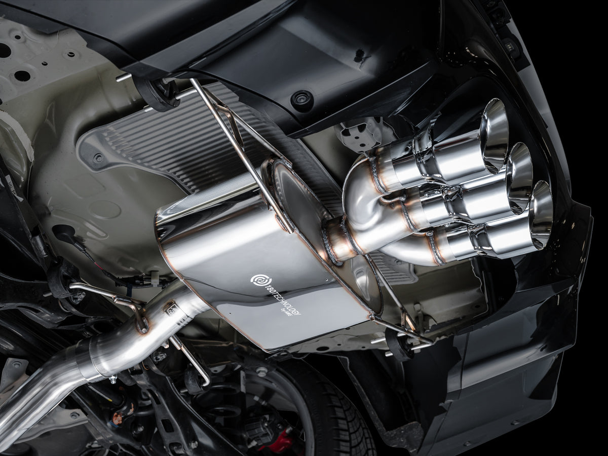 AWE Tuning 2024 Acura Integra Type S DE5 FWD Touring Edition Exhaust w/ Triple Chrome Silver Tips - 3015-52335