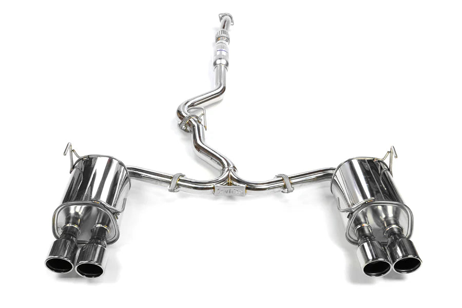 Invidia 11+ STI/WRX Sedan Only 76mm Q300 Stainless Steel Tip Cat-back Exhaust - HS11STIG3S