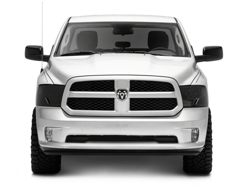 Raxiom 09-18 Dodge RAM 1500 Axial OEM Rep Headlights w/ Single Bulb- Chrome Housing (Smoked Lens) - R118019
