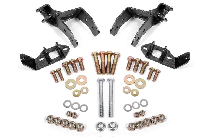 BMR 78-87 G-Body Coilover Conversion Kit Rear Non-adj Shock Mount w/o CAB - Black Hammertone - CCK461H