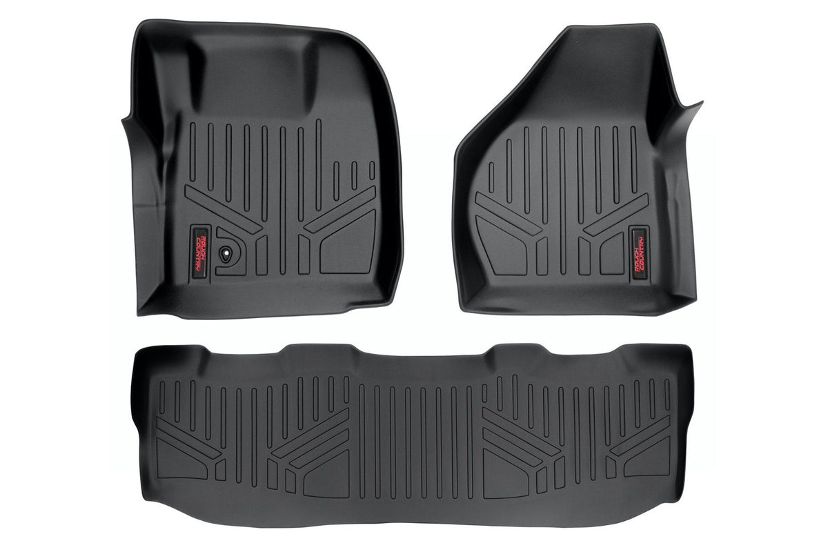 Floor Mats | FR &amp; RR | Crew Cab | Ford F-250/F-350 Super Duty 2WD/4WD (08-10)