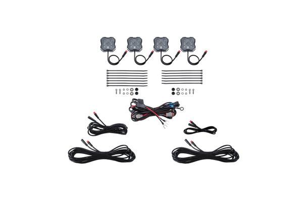 Diode Dyanmics RGBW Rock Light Installer Kit (4-pack) - DD7740 by Diode Dynamics - front view