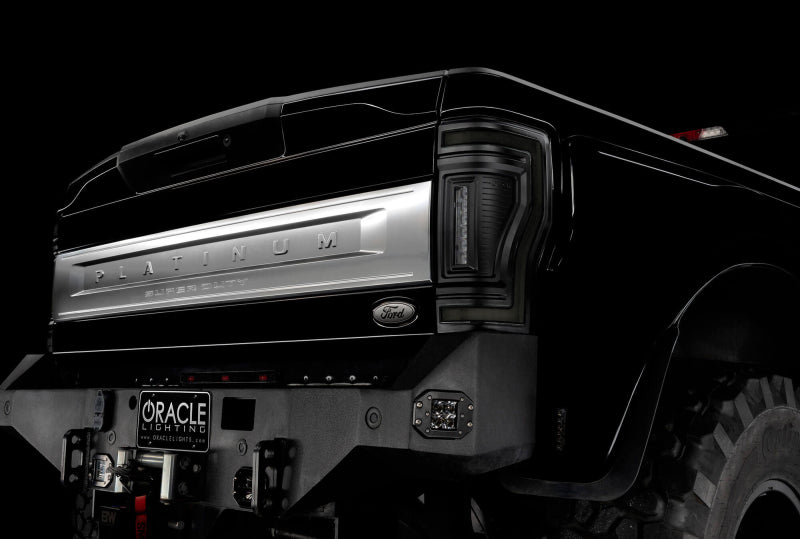 Oracle Lighting 17-22 Ford F-250/350 (Black Series) Flush Mount LED Tail Lights SEE WARRANTY - 5896-504-T