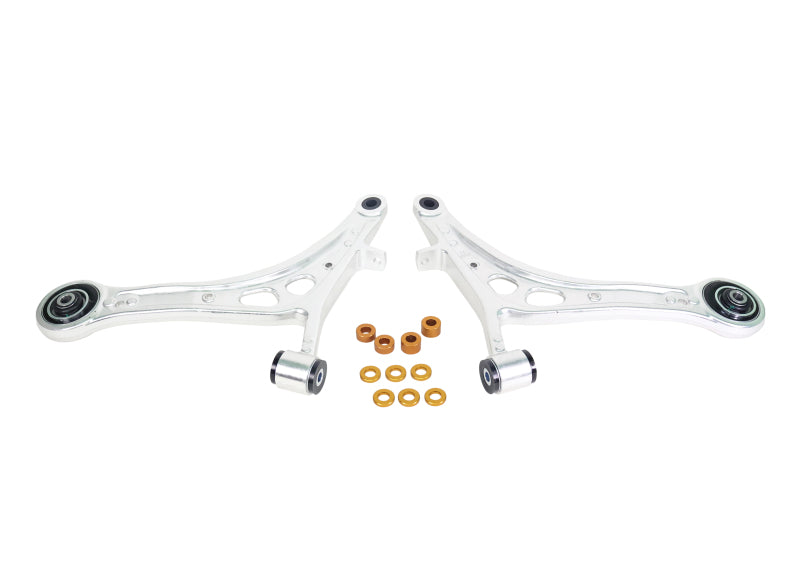 Whiteline 17-21 Subaru WRX/STI Front Lower Control Arms w/ Caster Correction - KTA407