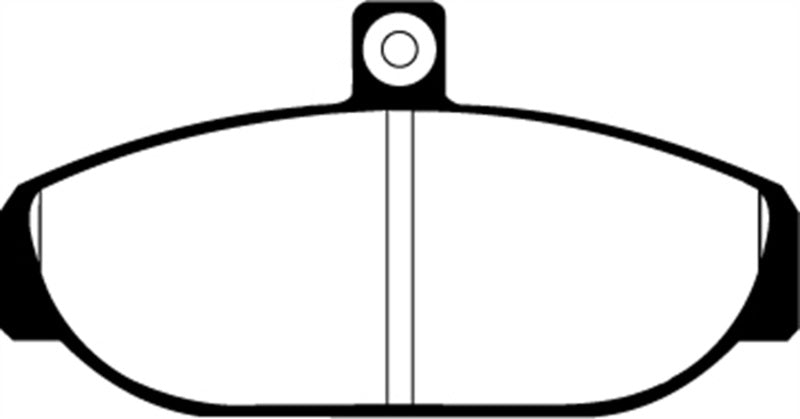 EBC 85-93 Volvo 740 2.1 (Girling) Greenstuff Front Brake Pads - DP2435
