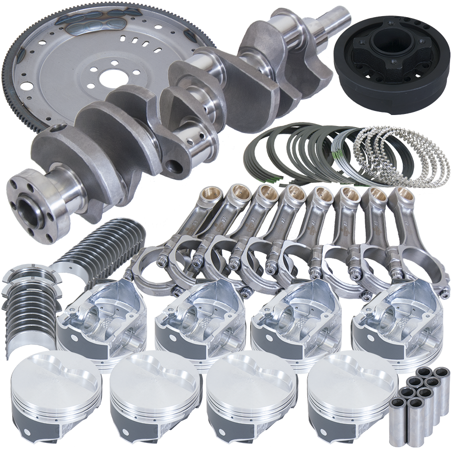 Eagle Ford 302 3.400in Crank 5.400in I-Beam Rods -5cc 4.030in Pistons 157 Tooth FP Balanced Assembly - B16622EA030 - front view