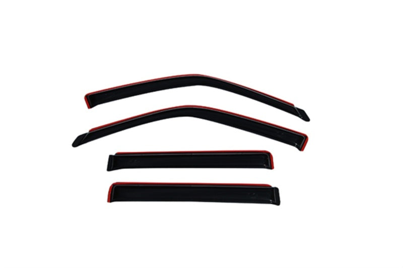 AVS 98-18 Lincoln Navigator Ventvisor In-Channel Front &amp; Rear Window Deflectors 4pc - Smoke - 194233