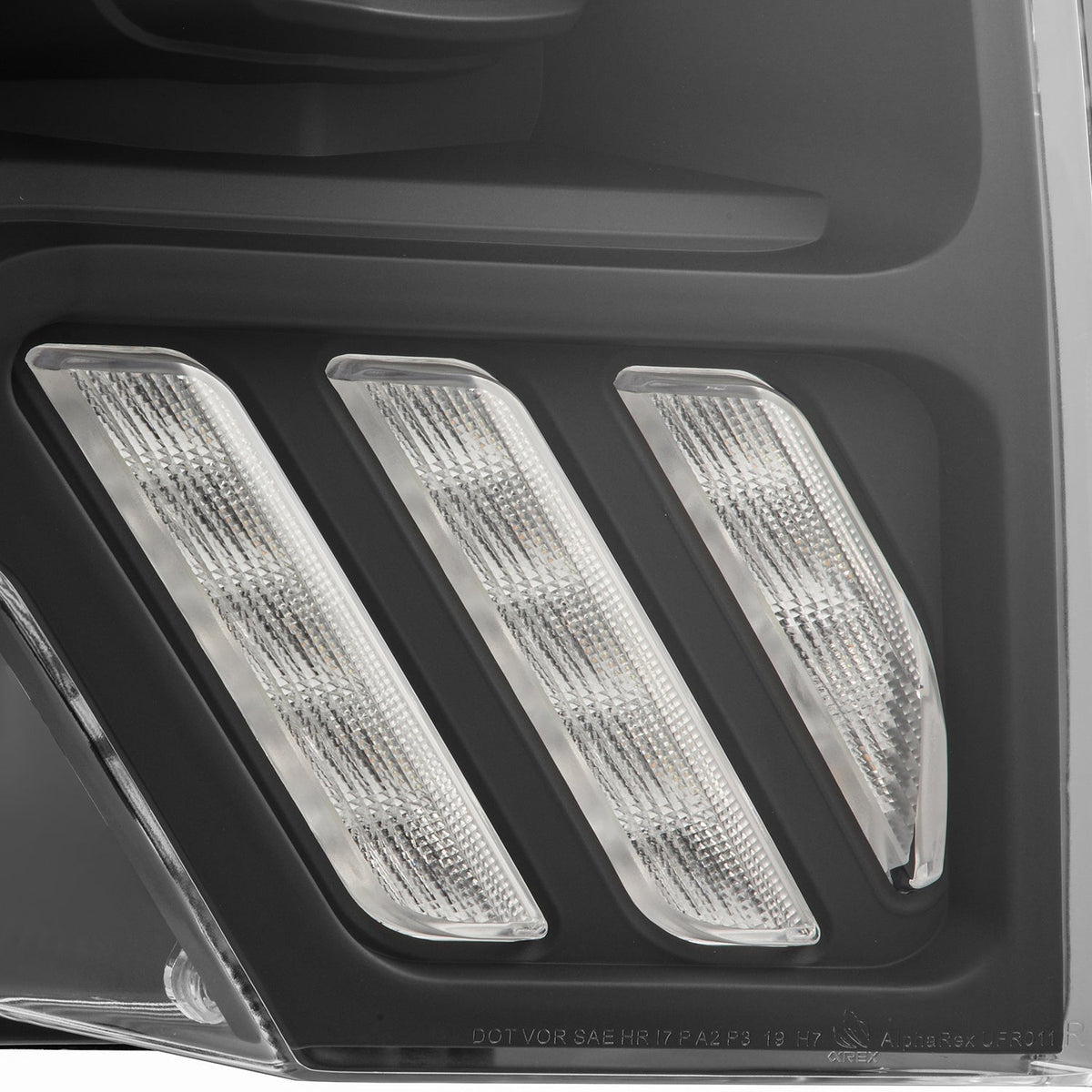 AlphaRex 09-14 Ford F150 MKII LUXX-Series LED Projector Headlights - Black - 880092 for 2009-2014 Ford F 150 - side view
