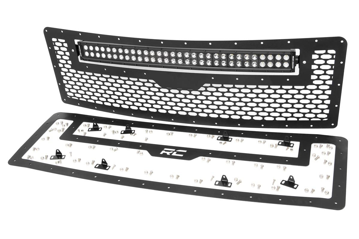 Mesh Grille | 30&quot; Dual Row LED | Black | Ford F-150 2WD/4WD (09-14)