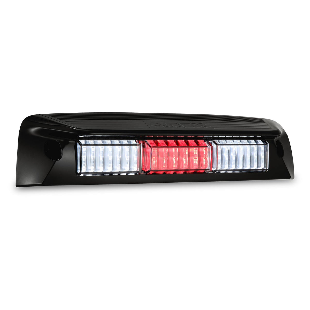 AlphaRex 09-18 Dodge Ram NOVA-Series 3rd Brake Light - Black - 220083 for 2009-2010 Dodge Ram 1500 - installed view