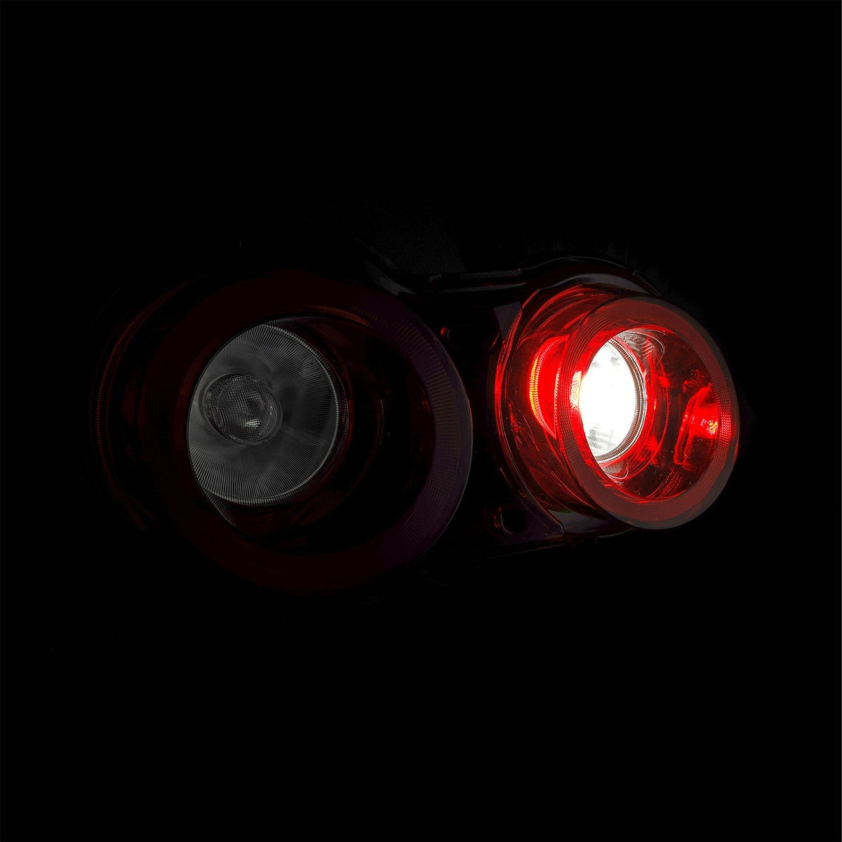 Alpharex 09-25 Nissan GT-R Nova-Series LED Tail Lights - Red Clear - 692001 for 2009-2025 Nissan GT R - close-up