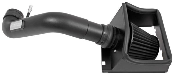 K&N 11-14 Ford F150 5.0L V8 Black Performance Intake Kit - 71-2581 for 2011-2014 Ford F 150 - front view