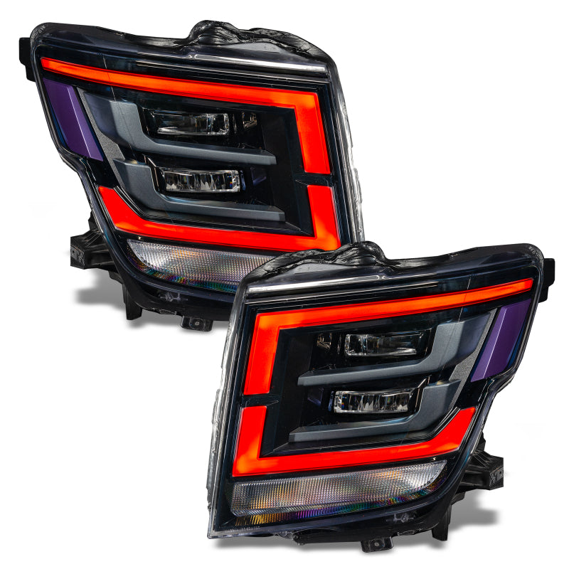 Oracle 21-22 Nissan Titan RGB+W Headlight DRL Upgrade - ColorSHIFT w/ Simple Controller SEE WARRANTY - 1463-504