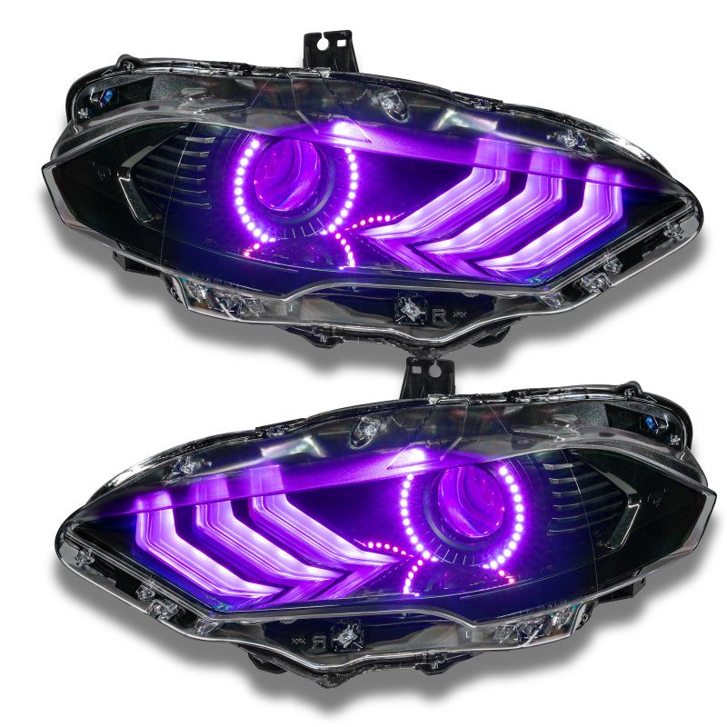 Oracle 18-21 Ford Mustang Dynamic DRL w/ Halo Kit & Sequential Turn Signal - ColorSHIFT SEE WARRANTY - 1446-332