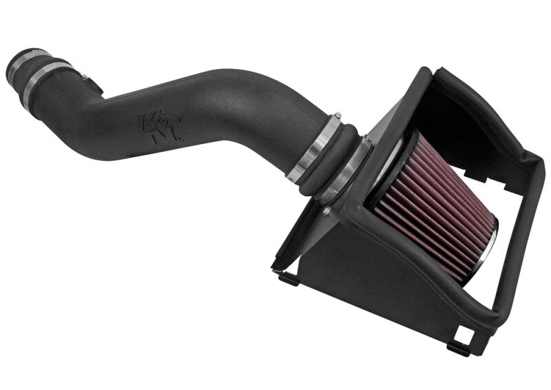 K&N 15-16 Ford F150 V6-3.5L 57 Series FIPK Performance Intake Kit - 57-2596 for 2015-2016 Ford F 150 - front view