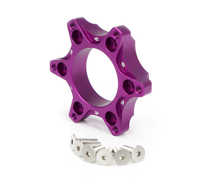 NRG Gaming Logitech Steering Short Hub - Purple - SRK-LOTH-PP - close-up view