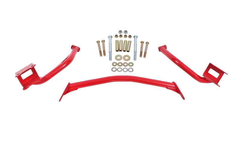BMR 79-04 Fox Mustang Tubular Style Upper Torque Box Reinforcement Plates - Red - TBR005R