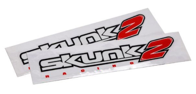 Skunk2 12in. Decal (Set of 2) - 837-99-1012 by Skunk2 Racing - front view