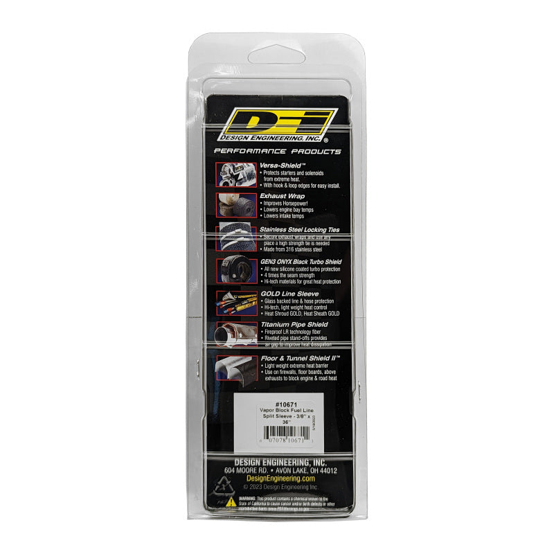DEI Vapor Block Sleeve 3/8in x 36in - 10671