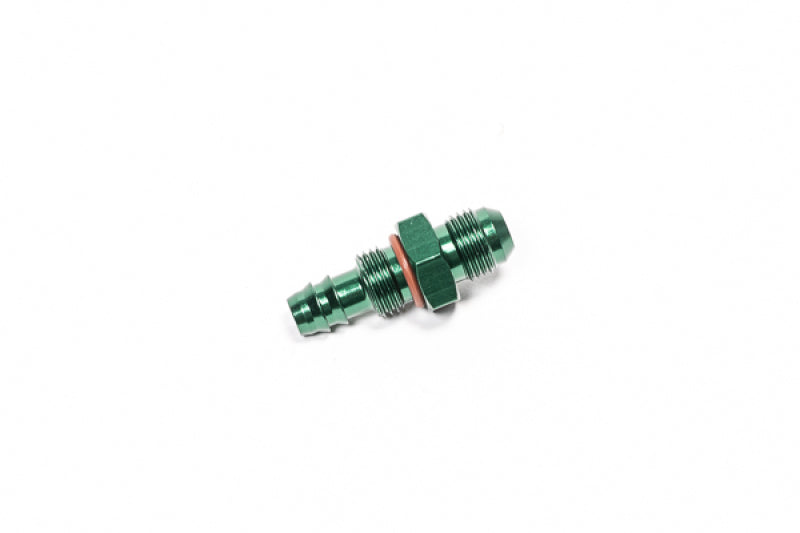 Radium 6AN ORB w/ 10mm Barb to 6AN Male Bulkhead Fitting - 14-0670 by Radium Engineering - front view