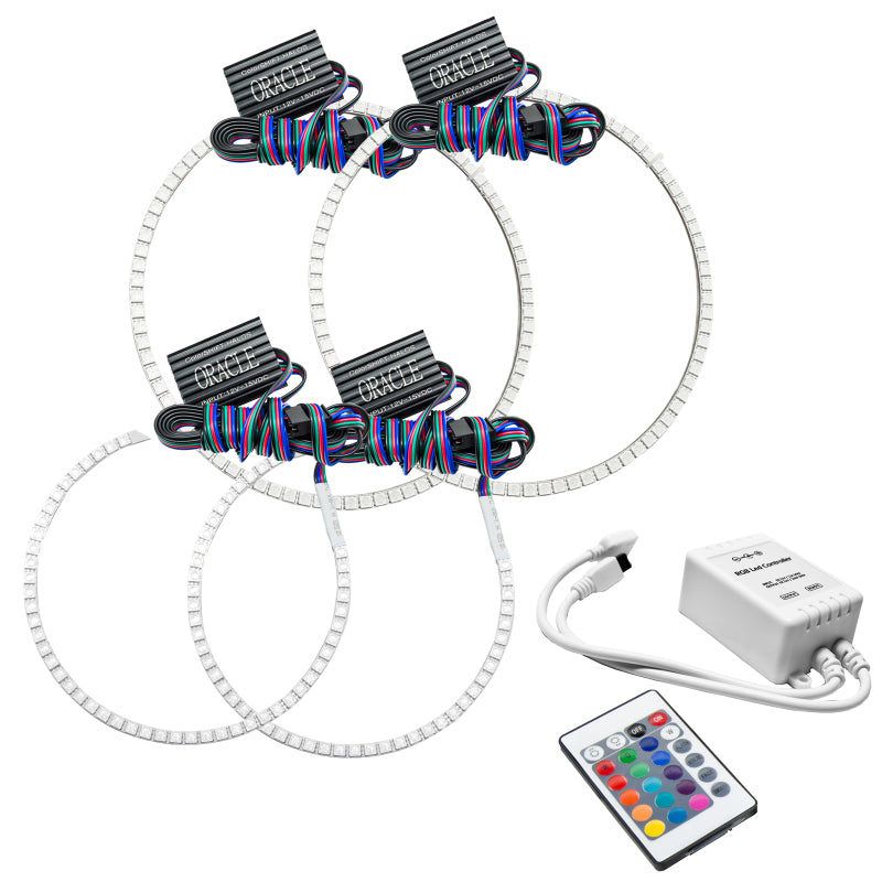 Oracle Jeep Grand Cherokee 08-10 Halo Kit - ColorSHIFT w/ Simple Controller SEE WARRANTY - 1298-504