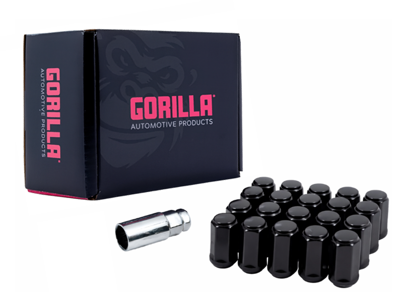 Gorilla Automotive - 5lug 9/16 3/4 Hex Wik Duplex Blk - K5LT19-00916BGR