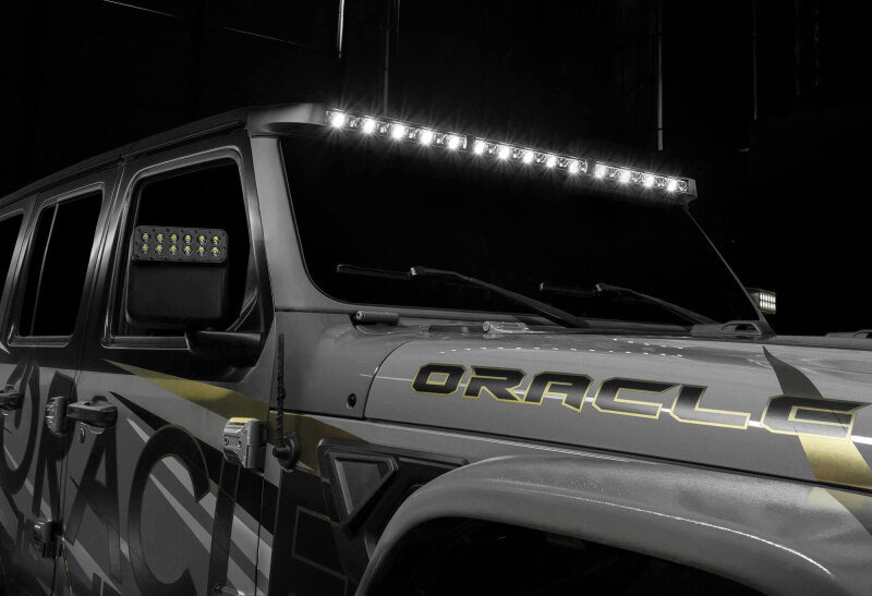 Oracle Jeep Wrangler JL/Gladiator JT Integrated Windhsiled LED Light Bar System - 5917-023