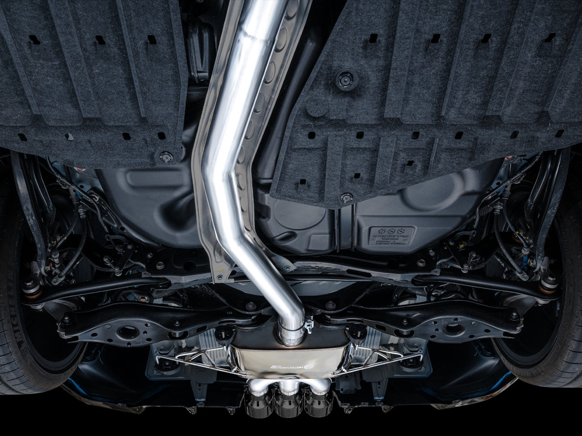 AWE Tuning 2023 Honda Civic Type R FL5 Touring Edition Exhaust w/ Triple Diamond Black Tips - 3015-53287