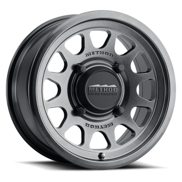 Method MR414 Bead Grip 15x10 / 6+4/25mm Offset / 4x136 / 106mm CB Graphite Wheel - MR414510471264 by Method Wheels