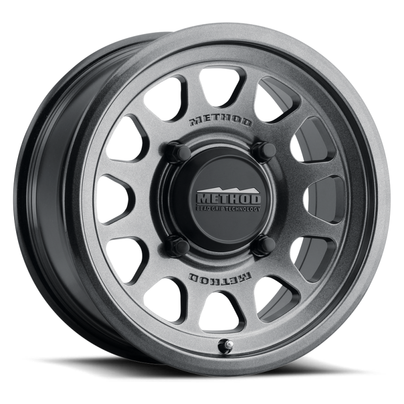 Method MR414 Bead Grip 14x7 / 5+2/38mm Offset / 4x156 / 132mm CB Graphite Wheel - MR414470461252