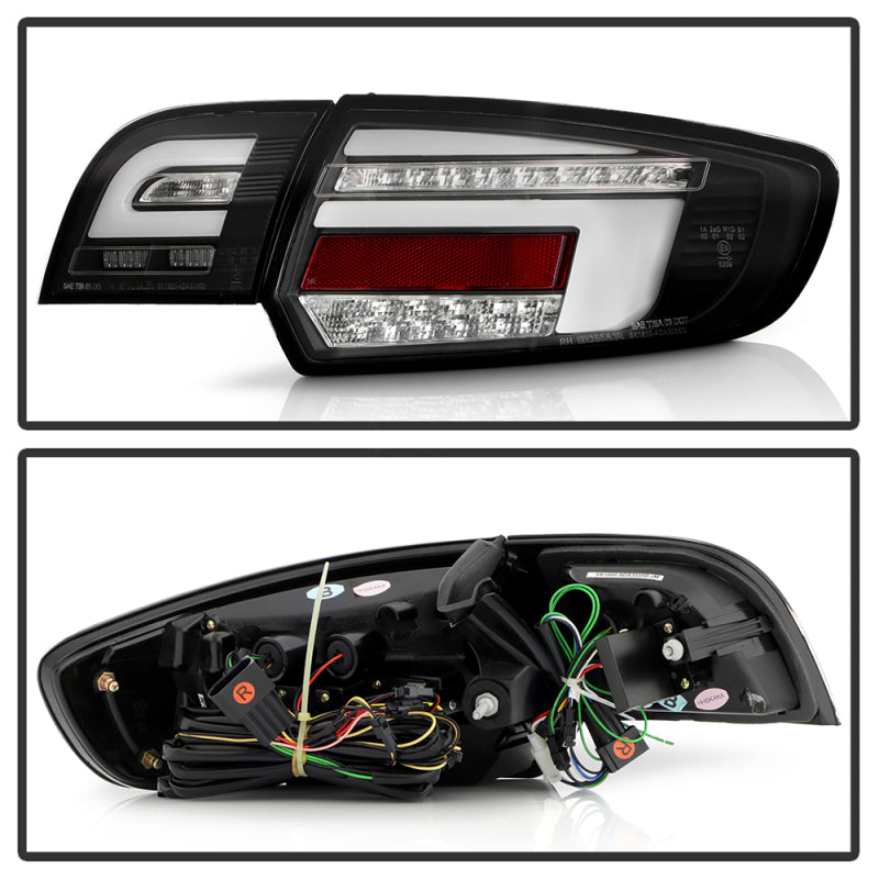Spyder 03-08 Audi A3 Full LED Tail Lights - Black (ALT-YD-AA303-LED-BK) - 5089076