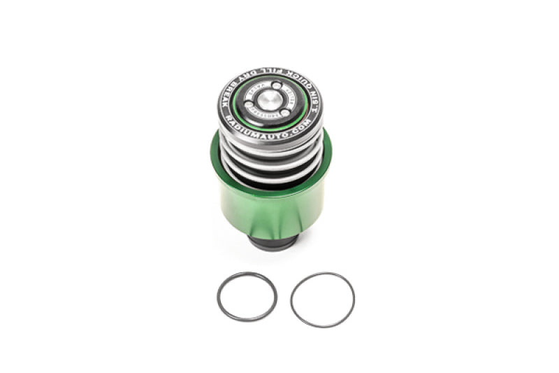 Radium Engineering 1.5in Dry Break Fuel Filler, Male, PRV - 20-0996