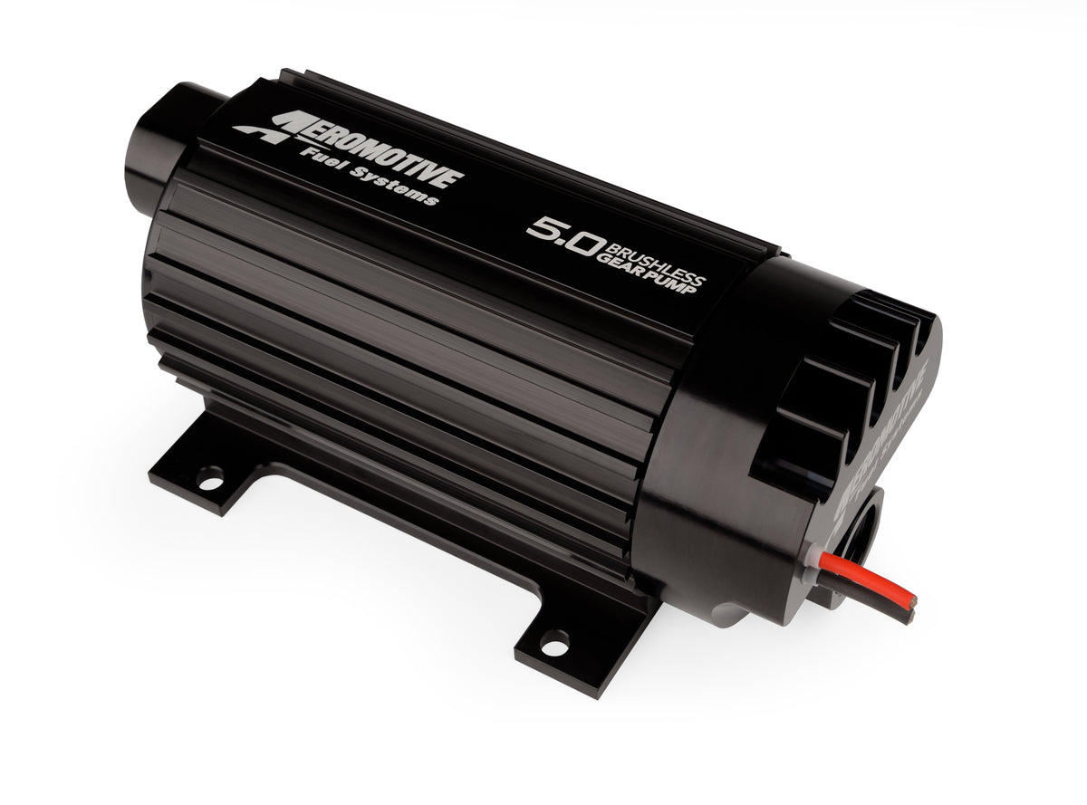 Aeromotive Variable Speed Controlled Fuel Pump - Round - In-line - Brushless Spur 5.0 - 11192