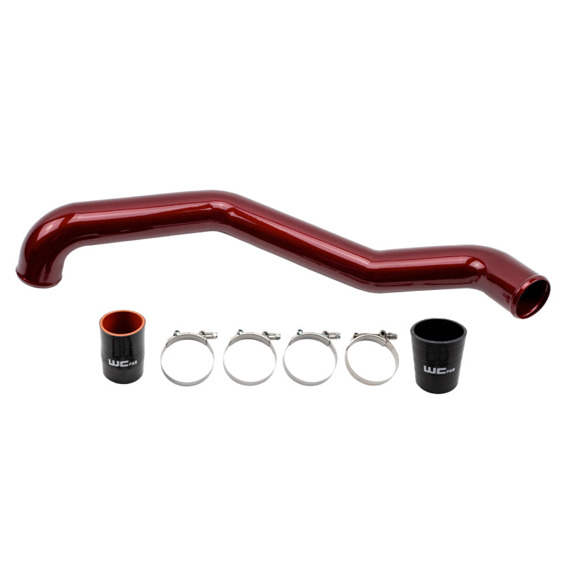Wehrli 17-19 GM Duramax L5P Driver Side 3in Intercooler Pipe - Bengal Grey - WCF100708-BG