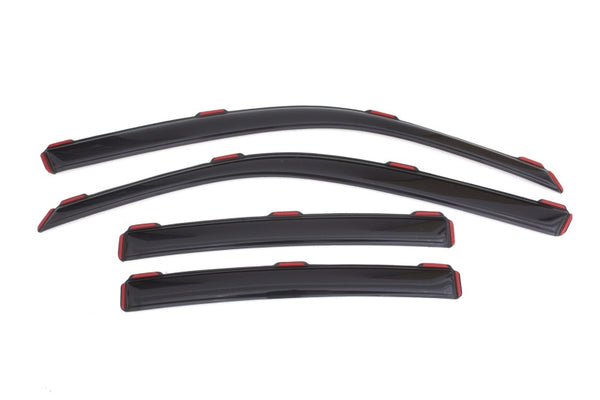 AVS 11-18 Dodge Charger Ventvisor In-Channel Front & Rear Window Deflectors 4pc - Smoke - 194313 for 2011-2023 Dodge Charger 