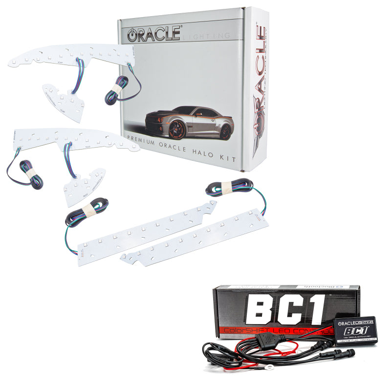 Oracle 14-15 GMC Sierra Headlight DRL Upgrade Kit - ColorSHIFT w/ BC1 Controller SEE WARRANTY - 2450-335