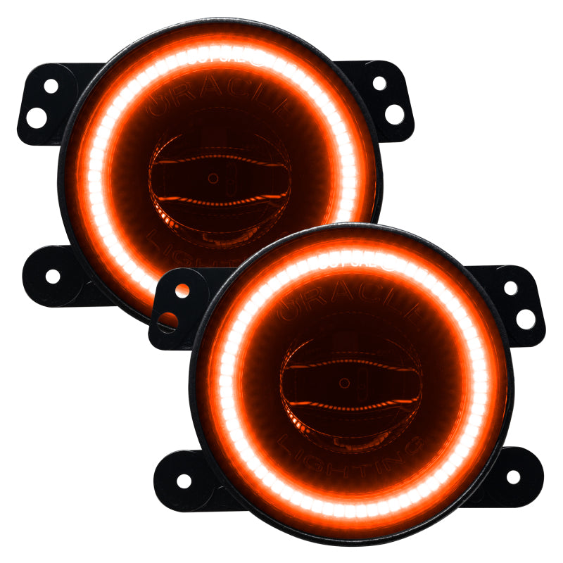 Oracle Jeep Wrangler JK/JL/JT High Performance W LED Fog Lights - ColorSHIFT - Dynamic SEE WARRANTY - 5846-332