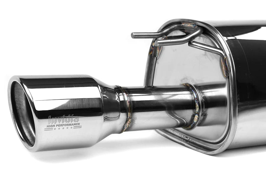 Invidia 12-15 Honda Civic Si K24 Coupe Q300 Rolled Stainless Steel Tip Cat-back Exhaust - HS12HC2G3S