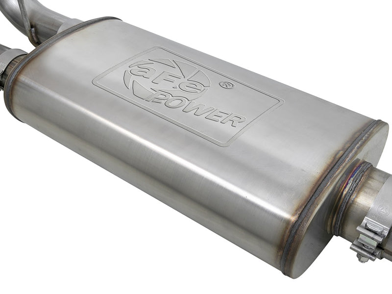 aFe MACHForce XP Exhausts Cat-Back SS-409 Nissan Titan XD 16-19 V8-5.6L - Polished Tip - 49-46135-P