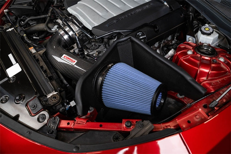 Corsa 16-24 Chevrolet Camaro SS 6.2L V8 Carbon Fiber Open Element Air Intake - Oiled - 44018