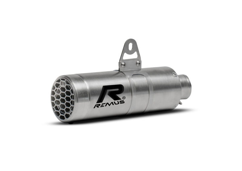 Remus 2021+ KTM 390 Adventure Mesh Brushed Stainless Steel Race Slip On w/Removable Sound Insert - 74583 652021 by Remus