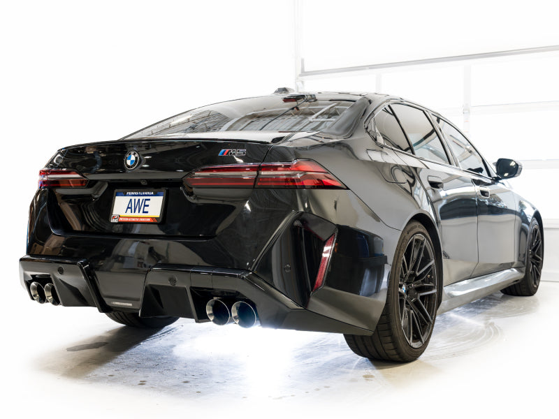 AWE BMW G90/G99 M5 Touring Edition Catback Exhaust - Chrome Silver Tips - 3015-42790